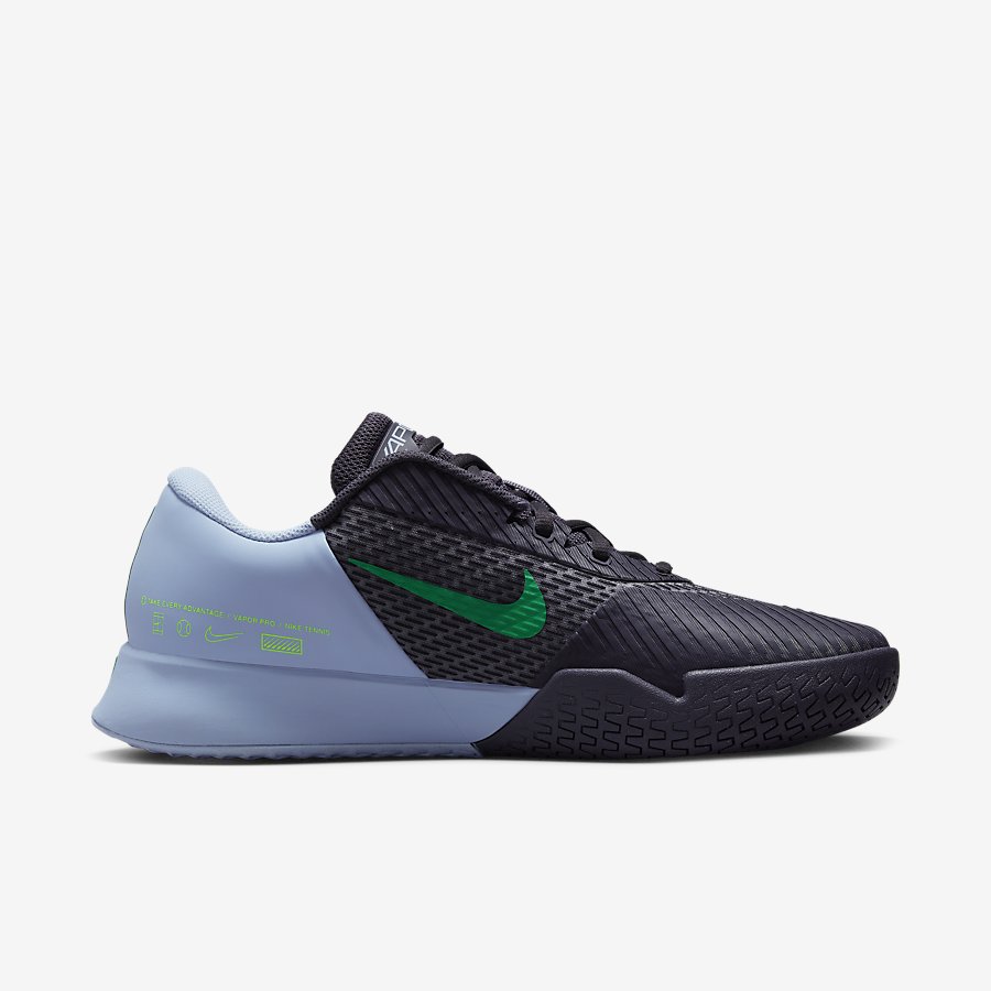 Giày Nikecourt Air Zoom Vapor Pro 2 Nam Đen Xanh